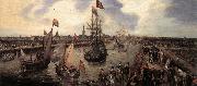 Adriaen Pietersz Vande Venne The Harbour of Middelburg Germany oil painting reproduction